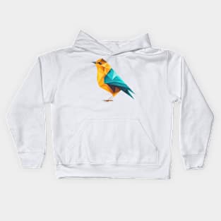 Paradise Bird - Abstract bird design for the environment Kids Hoodie